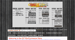 Desktop Screenshot of countryconcertonline.com